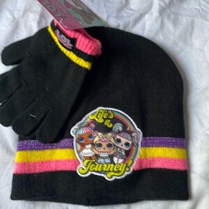 5/$25 LAST CHANCE LOL Surprise Beanie & gloves set, kids unisex, beanie hat
